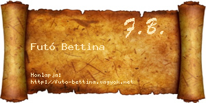 Futó Bettina névjegykártya